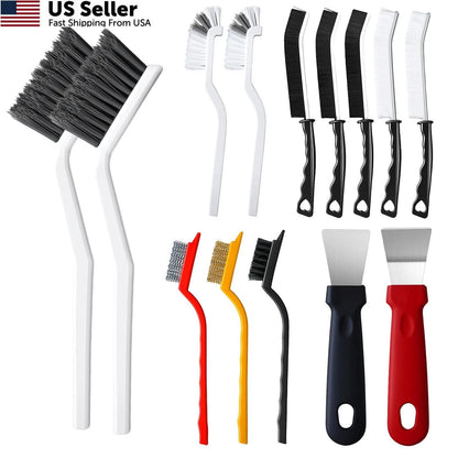 14Pcs V Shape Grout Cleaner Set for Deep Cleaning
