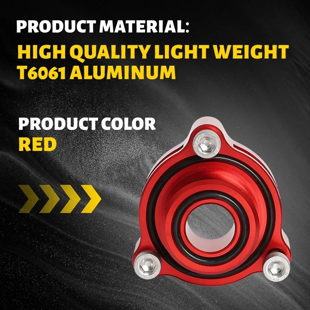 Turbo Blow Off Valve Adapter for Cadillac CT4 (2019–2023) - Aluminum Red V