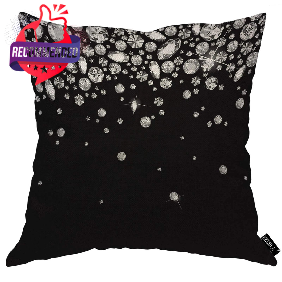 18" Multicolor Throw Pillow Cover