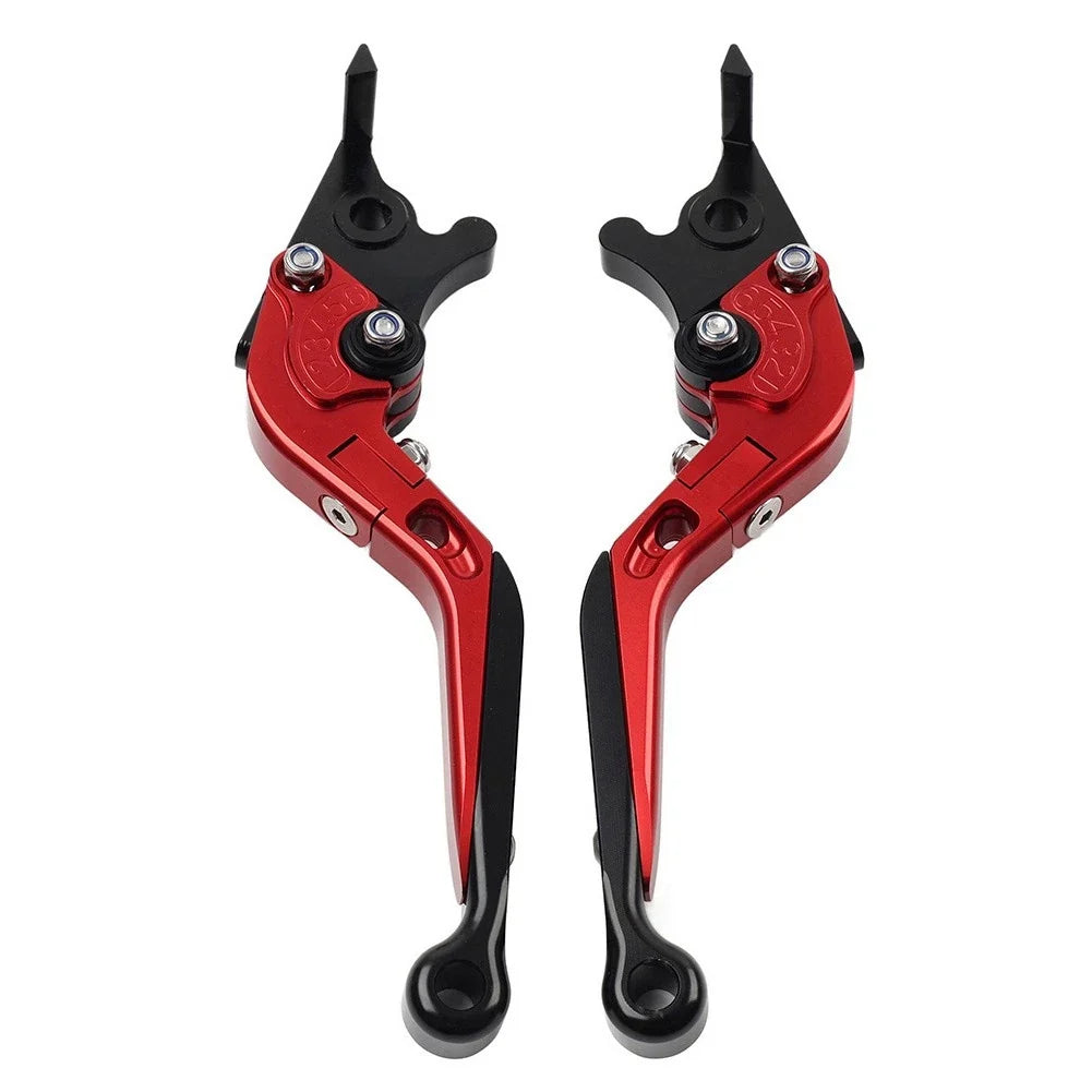 CNC Folding Extendable Brake Clutch Levers for Honda VFR1200F (2010–2014) Red
