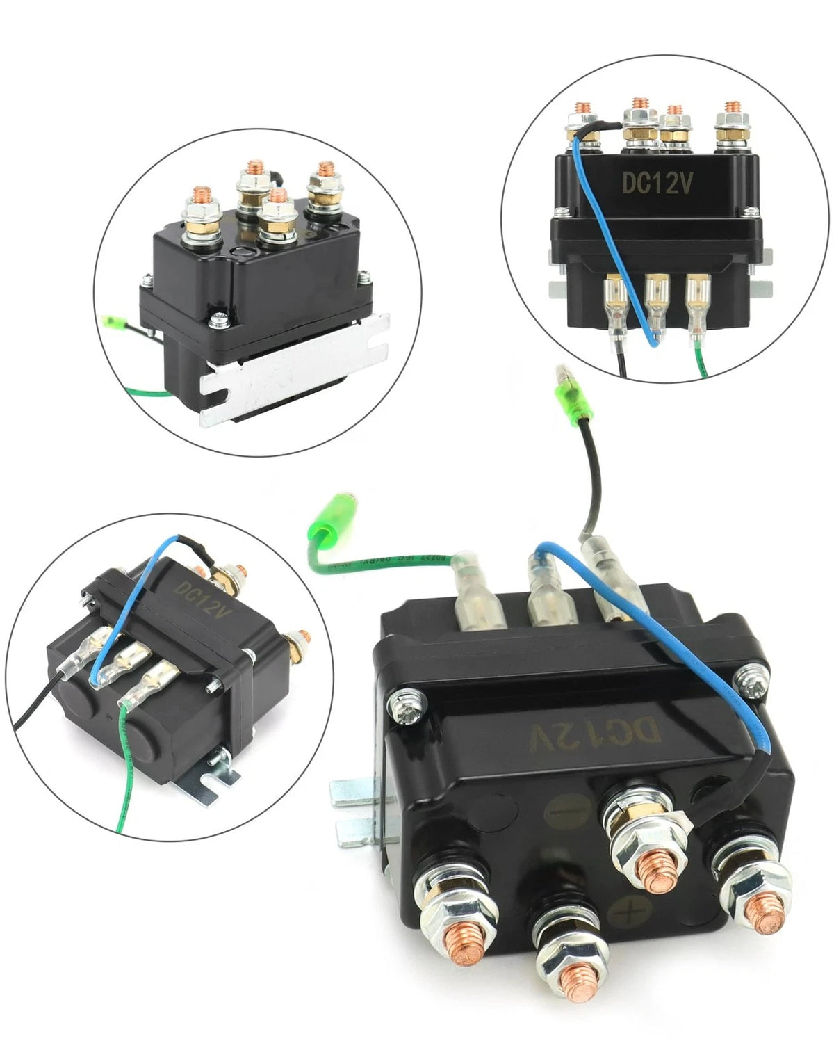 Wireless Remote Control Winch Kit for 12V Vehicles (2010–2023)