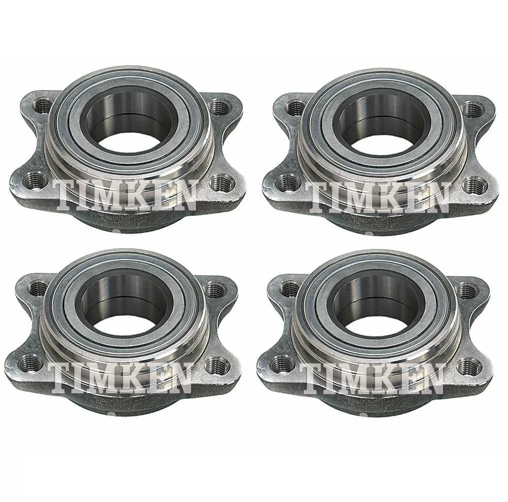 Set of 2 Wheel Bearing Assemblies for Audi A6 Quattro VW AWD (2005–2011)