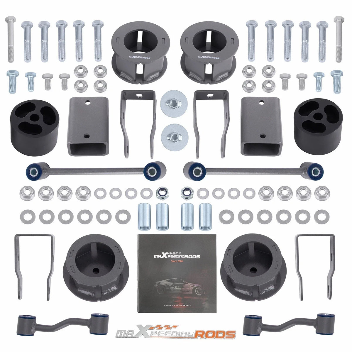 2.5" Coil Spacers Suspension Leveling Lift Kit for Jeep Wrangler JL (2018–2023)