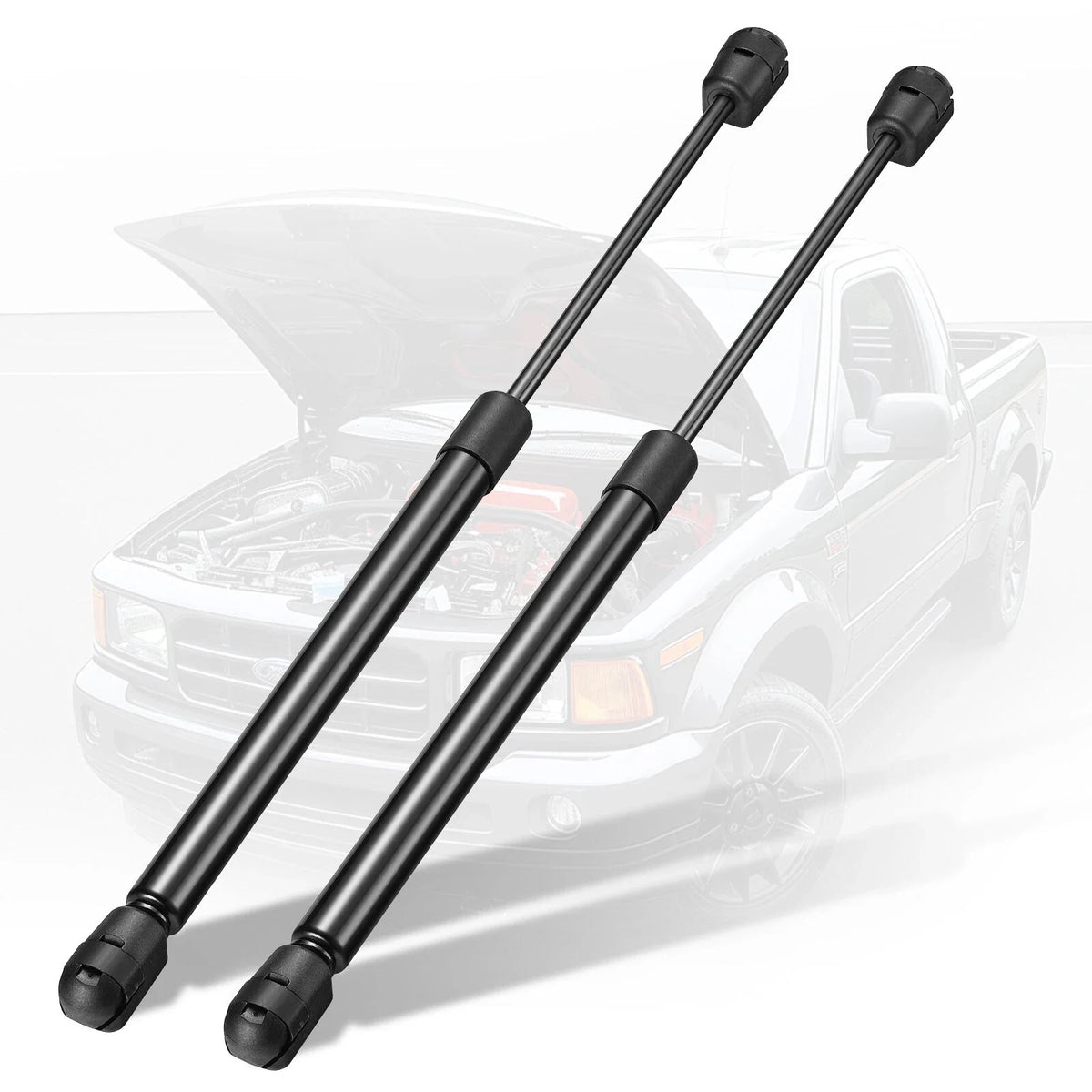 2X Gas Strut for Topper Rear Window Cabinet Door (14in, 40lb)