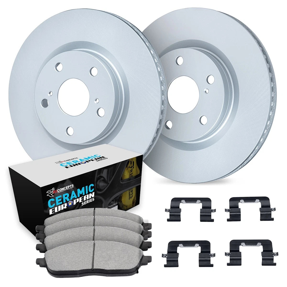 2X Brake Disc and Pad Kit for Audi A6 Quattro S6 (2000–2004) WDTH1-73008