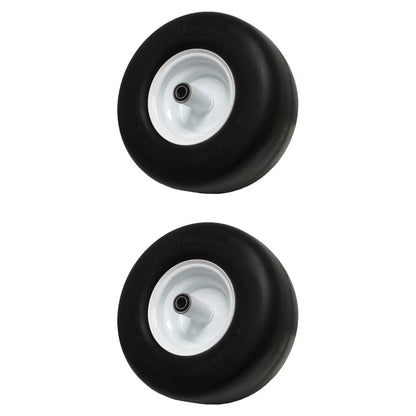 2PK Flat Free Wheel Tire Assembly 13x6.50-6 for Wright