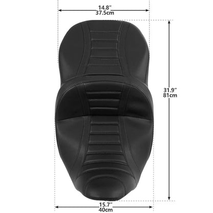 One Piece Rider Driver & Passenger Seat for Harley Road Electra Glide (2009–2023)