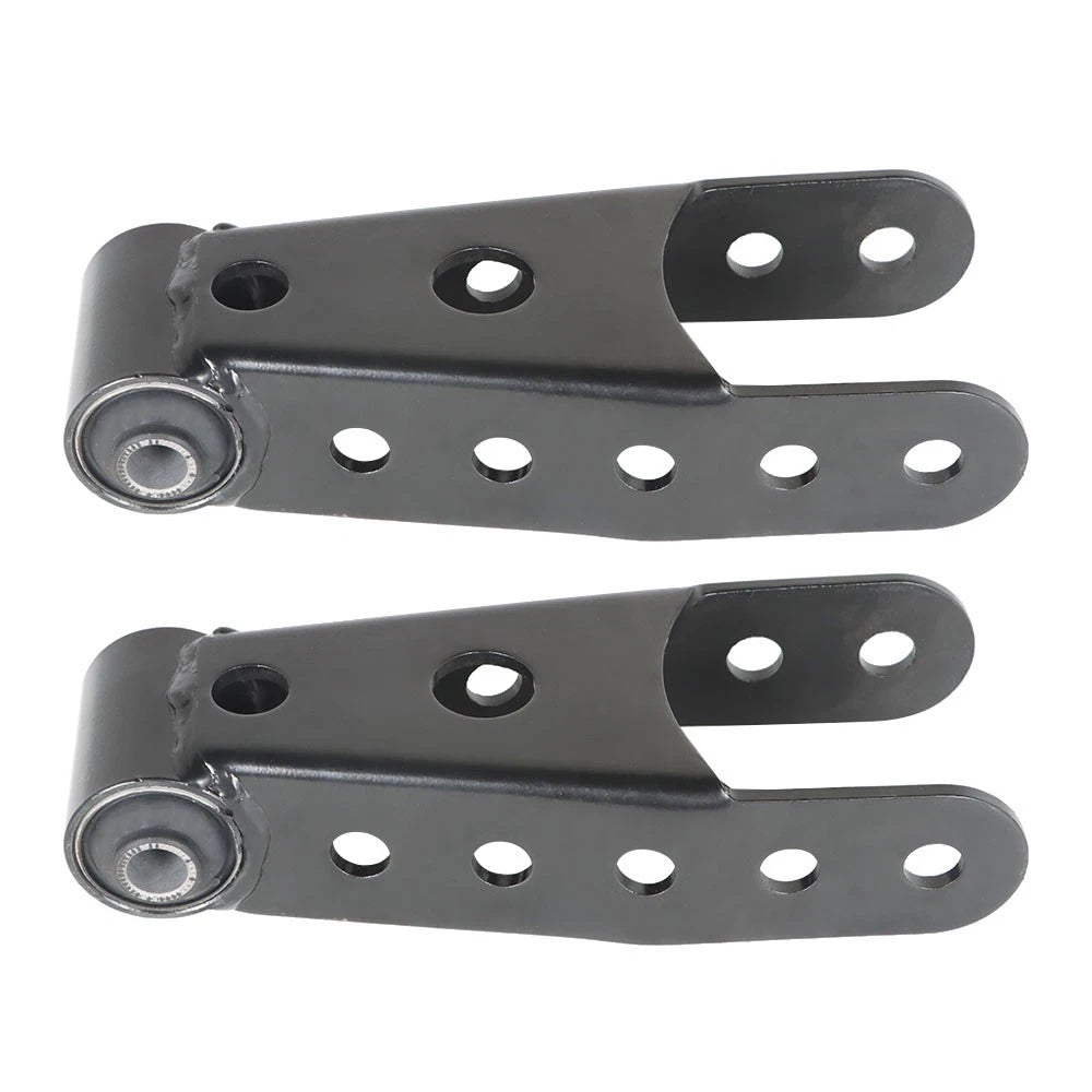2X Rear Lowering Shackles for Chevrolet Dodge Ford GMC Pickup (6400) 2 Inch Drop