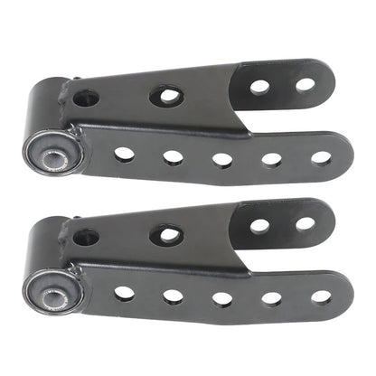 2X Rear Lowering Shackles for Chevrolet Dodge Ford GMC Pickup (6400) 2 Inch Drop