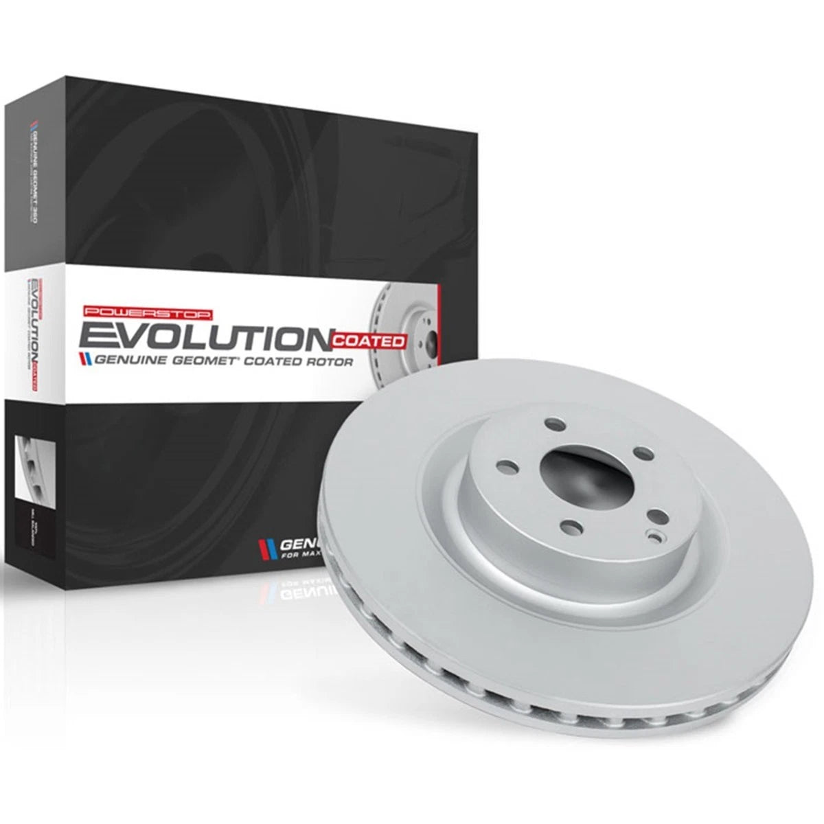 Set of 2 Powerstop Brake Discs Rear AWD for Toyota Matrix, Pontiac Vibe (2009–2013)