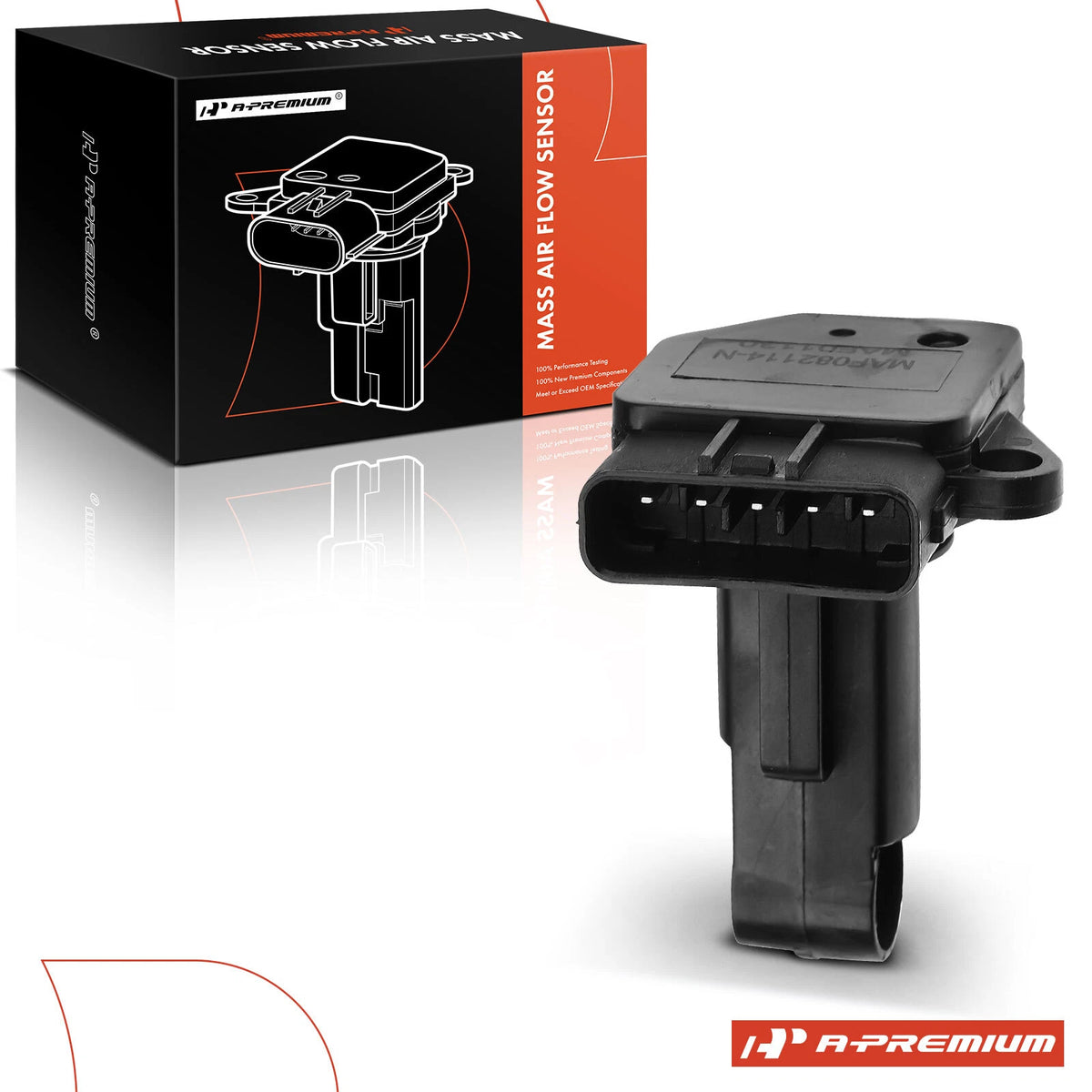 Mass Air Flow Sensor for Mazda 3 (2004–2012), 6 (2003–2013), Protege, ZL01-13-215, L321-13-215, 13800-63J00