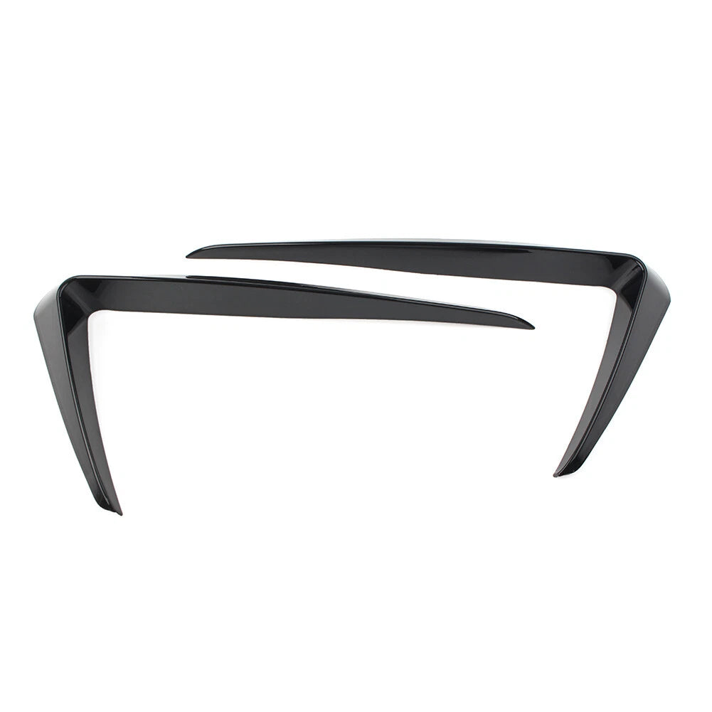Front Bumper Fog Light Lamp Cover Trim for VW Golf 7 (2013–2016) Glossy Black