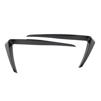 Front Bumper Fog Light Lamp Cover Trim for VW Golf 7 (2013–2016) Glossy Black
