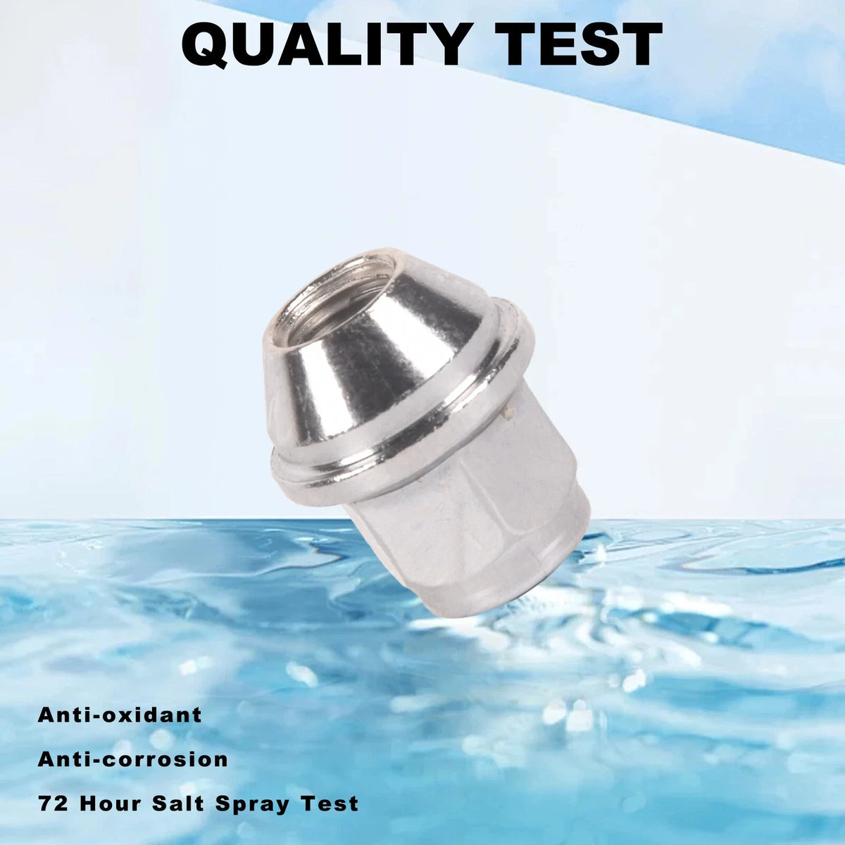 Set of 20 Chrome Wheel Lug Nuts for Ford Fusion Focus