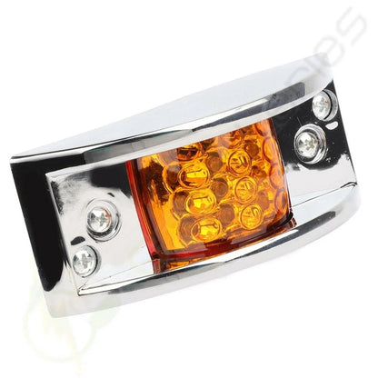 5X Yellow Side Signal Turn Lights for Pickup Lorry Truck Trailer + 5X Red