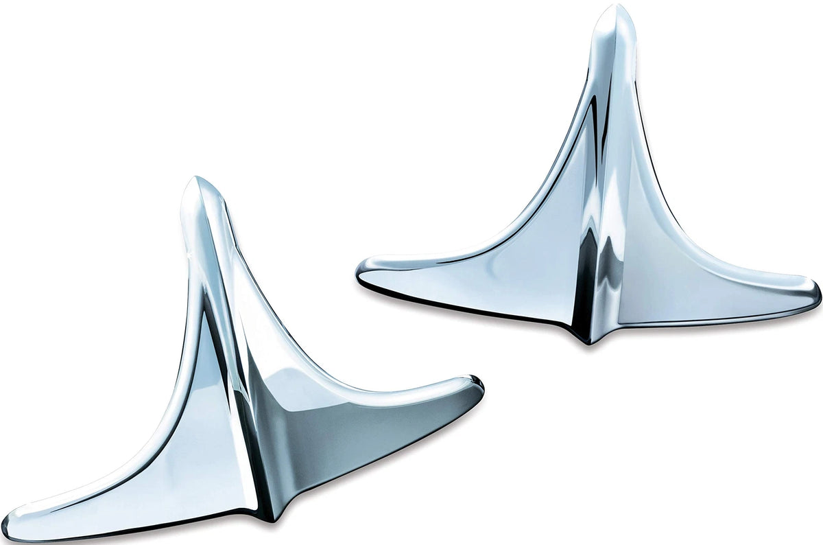 Leading Edge Rear Fender Accents Chrome for Kuryakyn Motorcycle (7217)