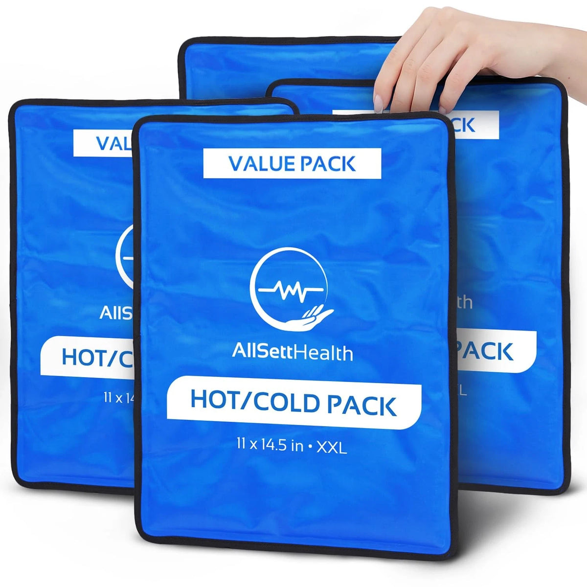 4 Pack XXL Reusable Hot and Cold Gel Ice Packs for 2X-Large (2023–2023)