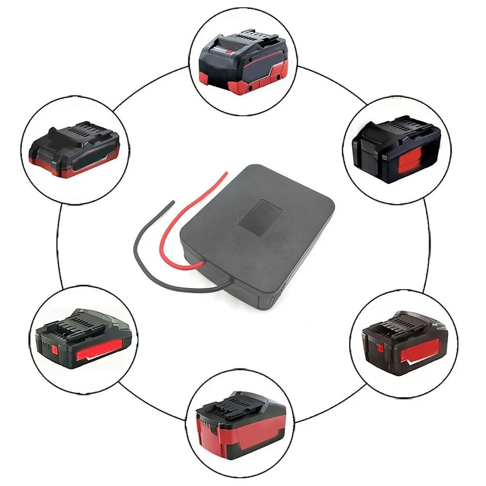 18V Li-ion Battery Adapter for Metabo DC Motor and Accessory Power
