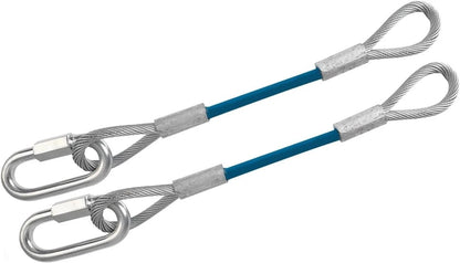 12 Inch Trailer Safety Cables for Towing (12000 lbs Load Capacity)