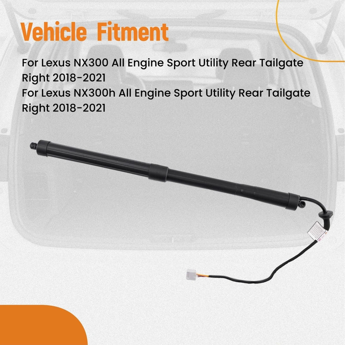 Power Hatch Tailgate Lift Support for Lexus NX300 NX300h (2018–2021)