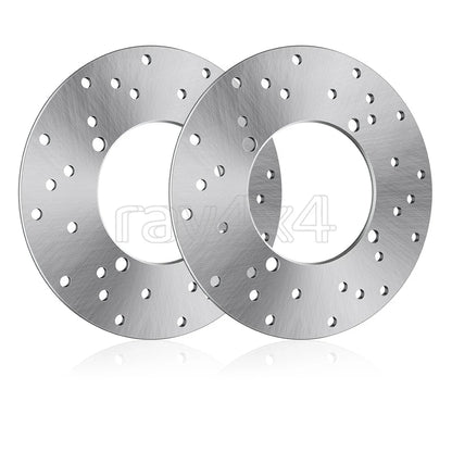 2x Rear Brake Disc Rotors for Polaris RZR 570 800 ACE 325 500 900 Brutus HD