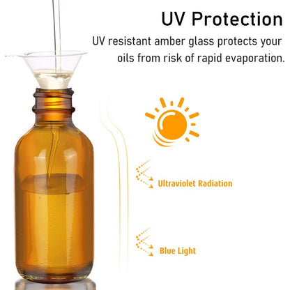 2 oz Amber Glass Dropper Bottle for Eye Care (2023)