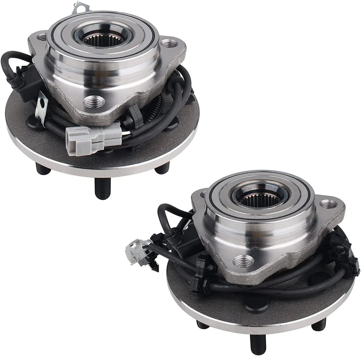 2X Front Wheel Hub and Bearings for Dodge Durango (1997–2004) 515008 515009