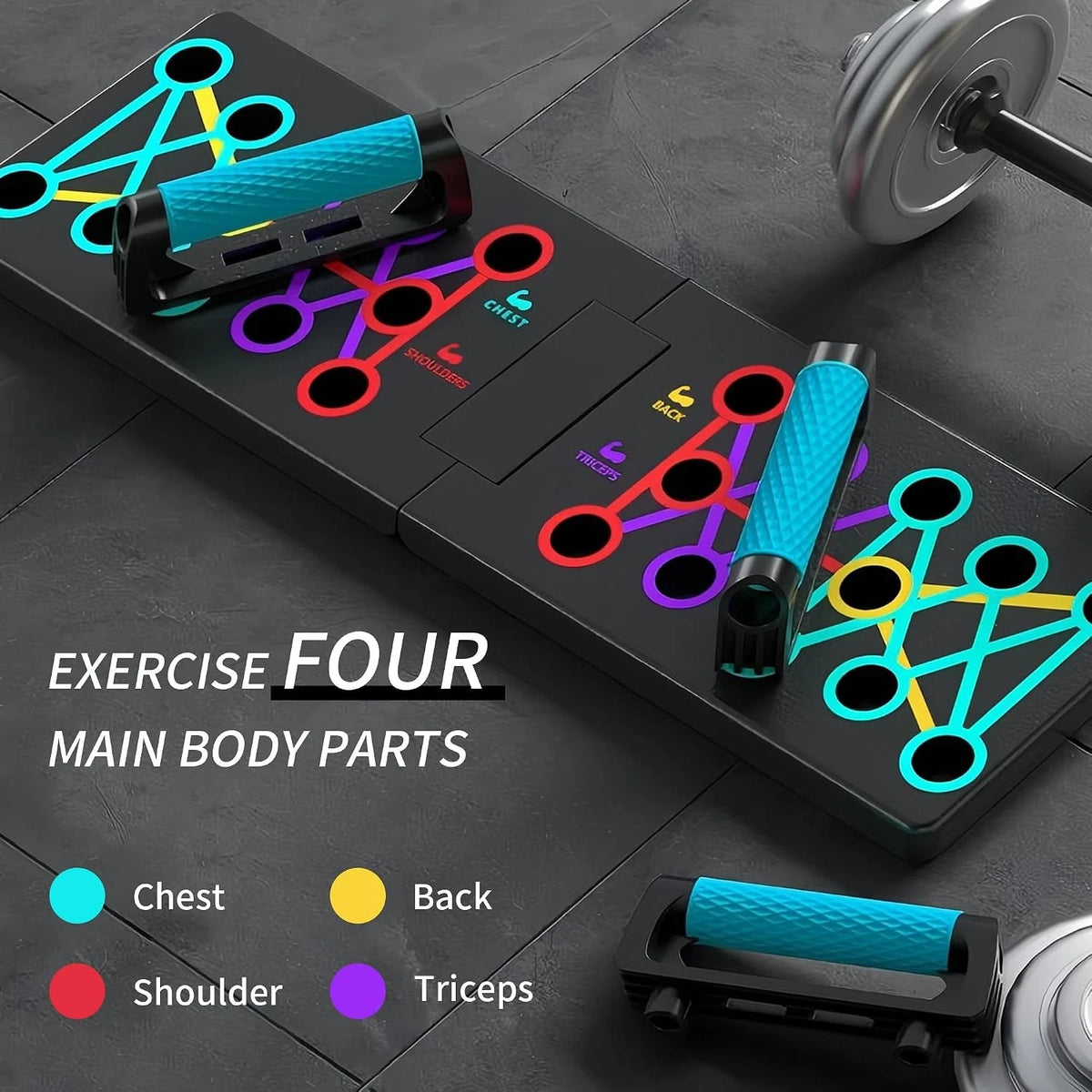 15-in-1 Solid Push Up Board for Home Workout Equipment