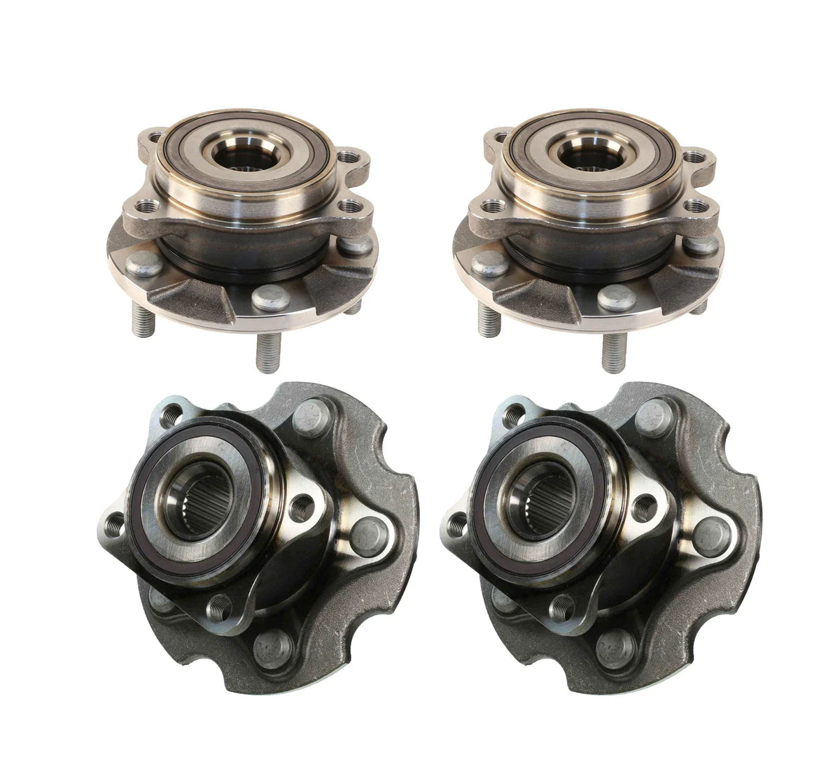 Moog Front Rear Wheel Bearing and Hub Assemblies Kit for Lexus NX200t NX300h (2015–2021)