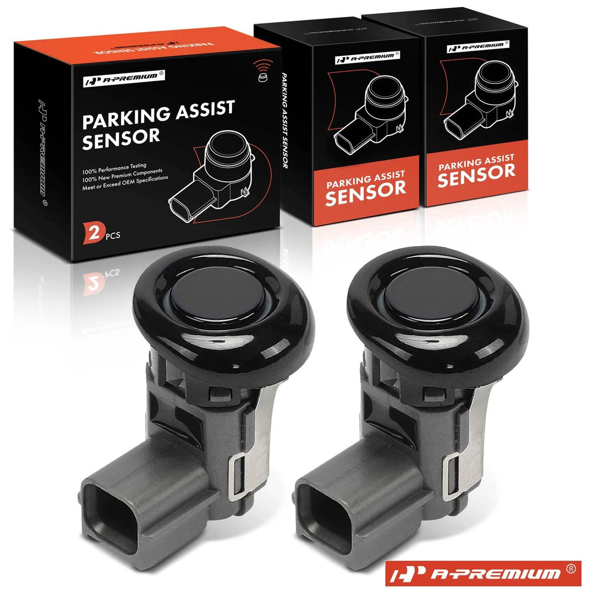 2X Rear Parking Assist Sensor for Mitsubishi ASX Lancer Sportback (MR587688, 6590Z6, 08651A056HA, 8651A056HA)