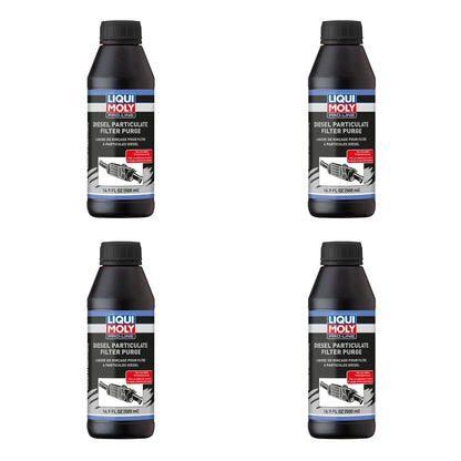 Set of 4 Liqui Moly Pro-Line DPF Purge Fluid for Diesel Vehicles (500ml)