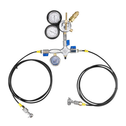 Dual 8 Feet 380psi Hose Nitrogen Shock Fill Tool for ATV UTV