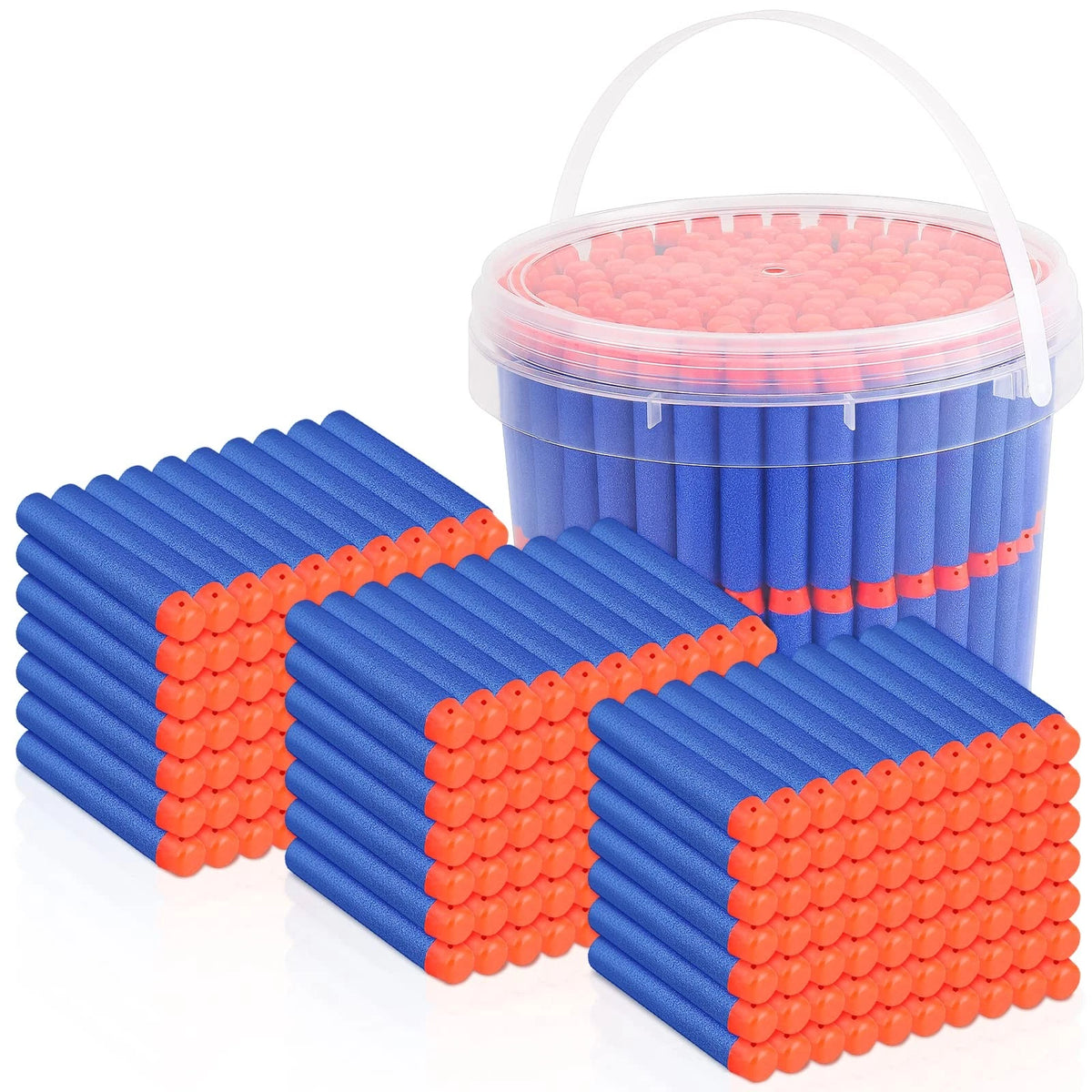 300PCS Foam Darts Refill Bullets for Nerf NStrike Elite Series