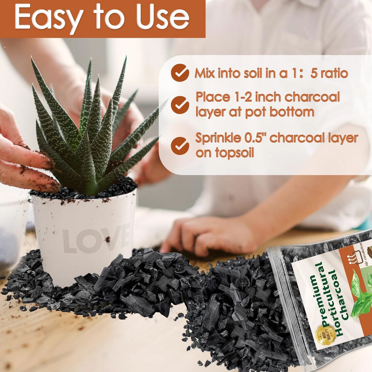 Horticultural Charcoal for Plants (1QT)