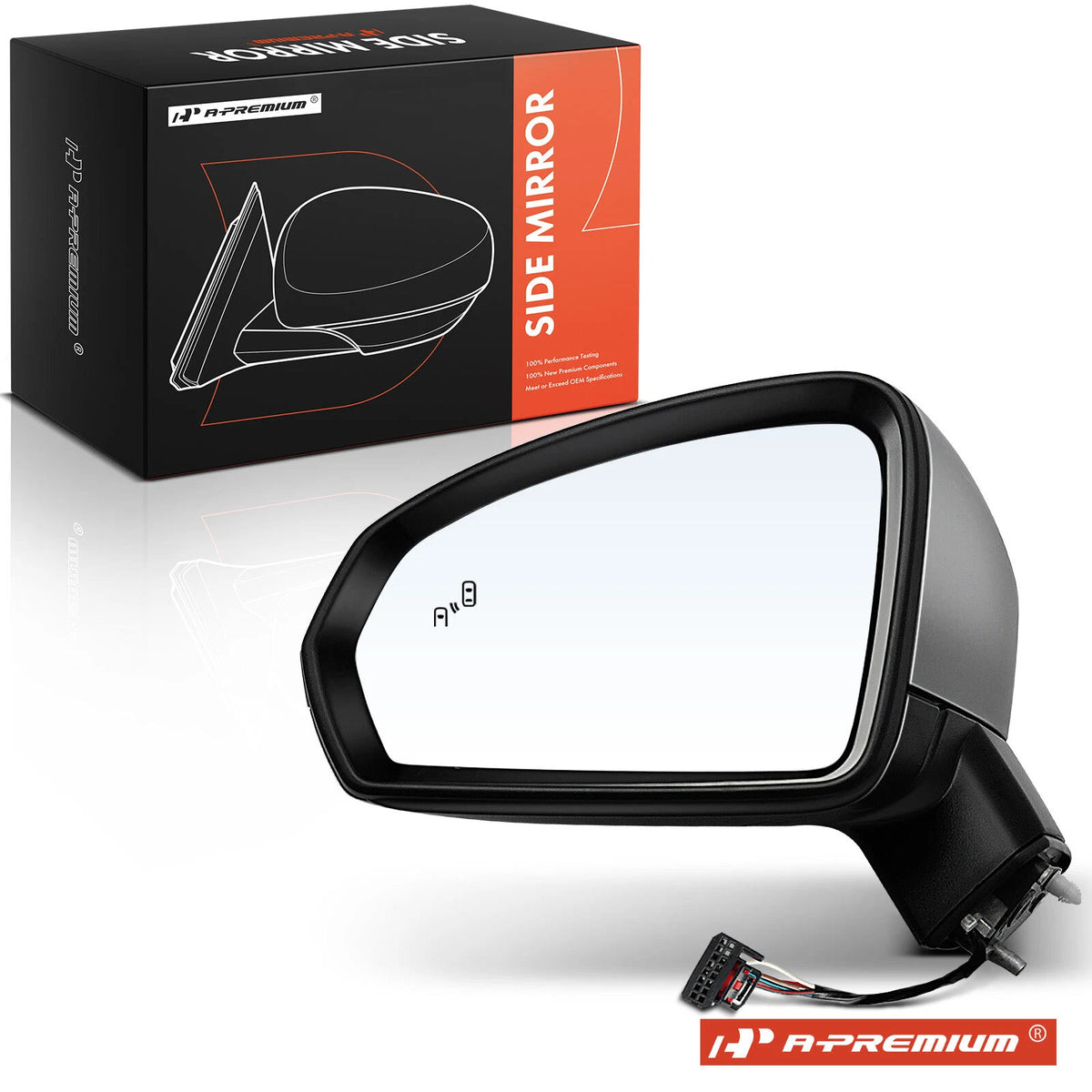 Driver Power Adjust Side Mirror for VW Taos (2022–2024) 2GJ857507J9B9, 2GJ857537AGRU, VW1320196