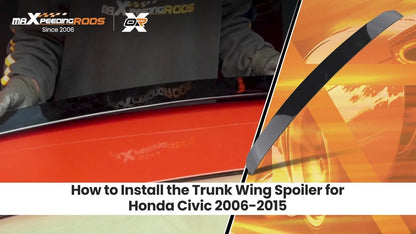 Glossy Black Roof Spoiler for Honda Civic Sedan (2006–2015)