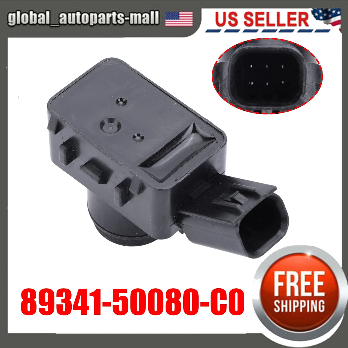 Ultrasonic Parking Sensor for Lexus LS LX NX RX (89341-50080-C0, 8934150080C0)