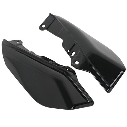 Black Mid-Frame Air Deflectors for Harley Touring Road Street Glide (2009–2023)