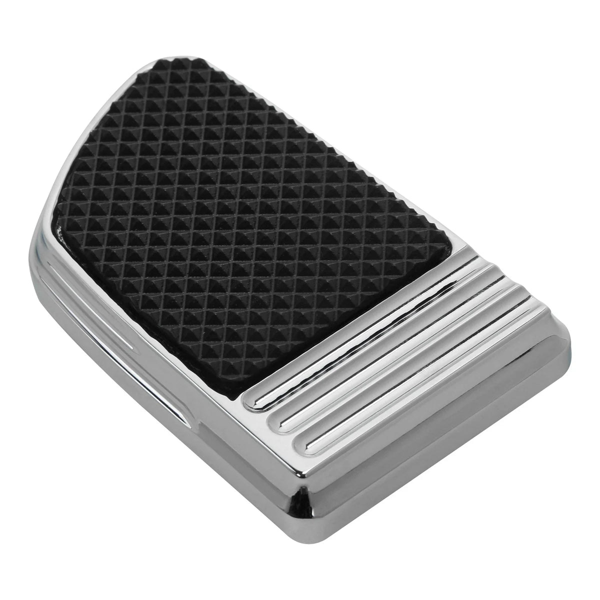 Chrome Brake Pedal Pad for Harley Dyna (1993–2017), Softail (1984–2017), Sportster XL (2014–2022)