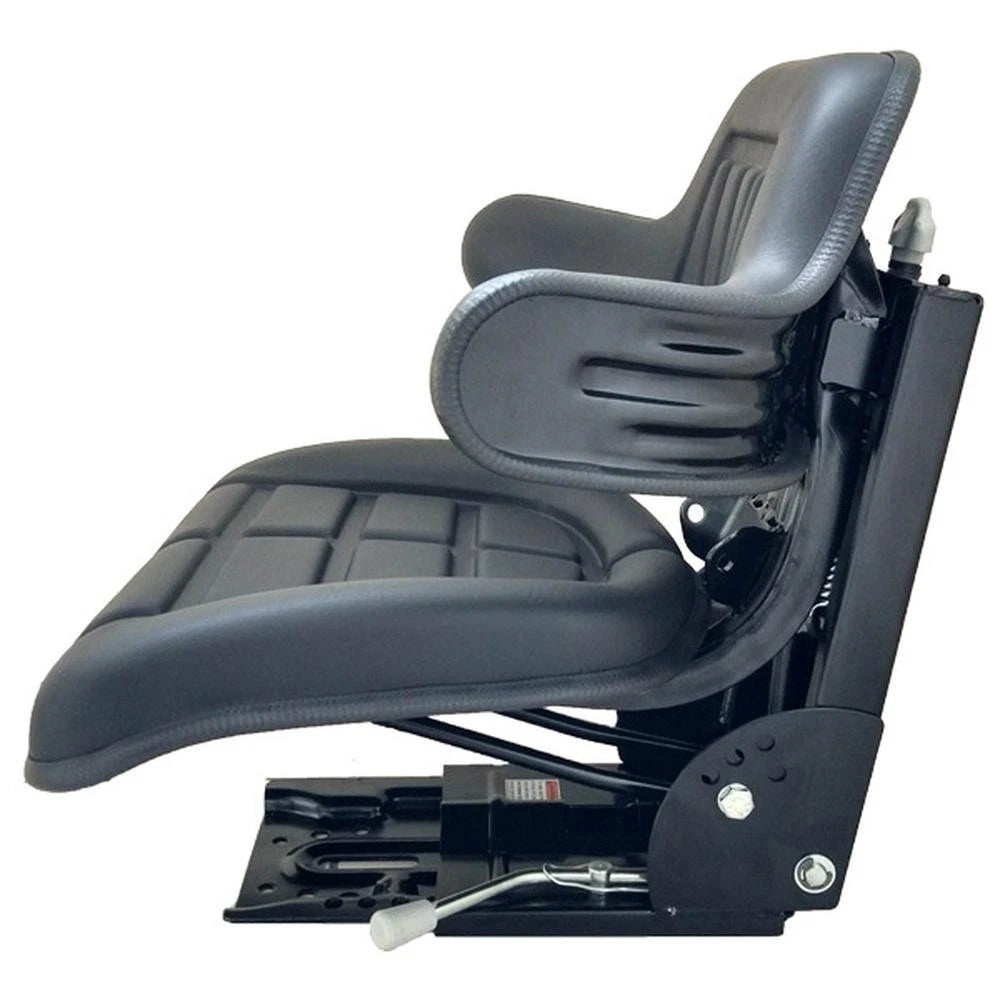 Black Waffle Suspension Seat for International Harvester 454 464 574 584