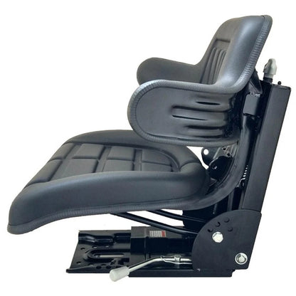 Black Waffle Suspension Seat for International Harvester 454 464 574 584