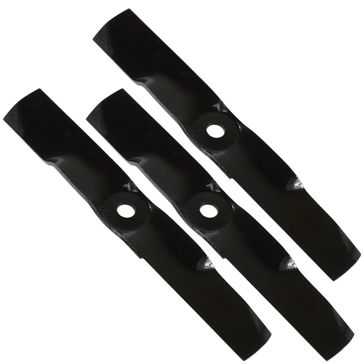 3 Deck Blades for John Deere GS25 GS30 GS45 GS75 GT242 GT262 (16.5"L - 2.5"W) - MB116+MB116+MB116 - LAR