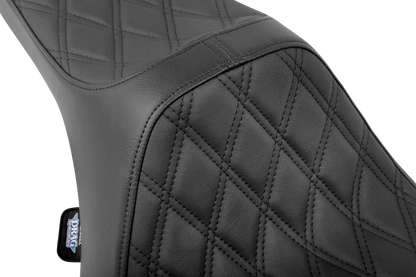 Predator III Seat for Harley FLT/FLH (Double Diamond, Black)