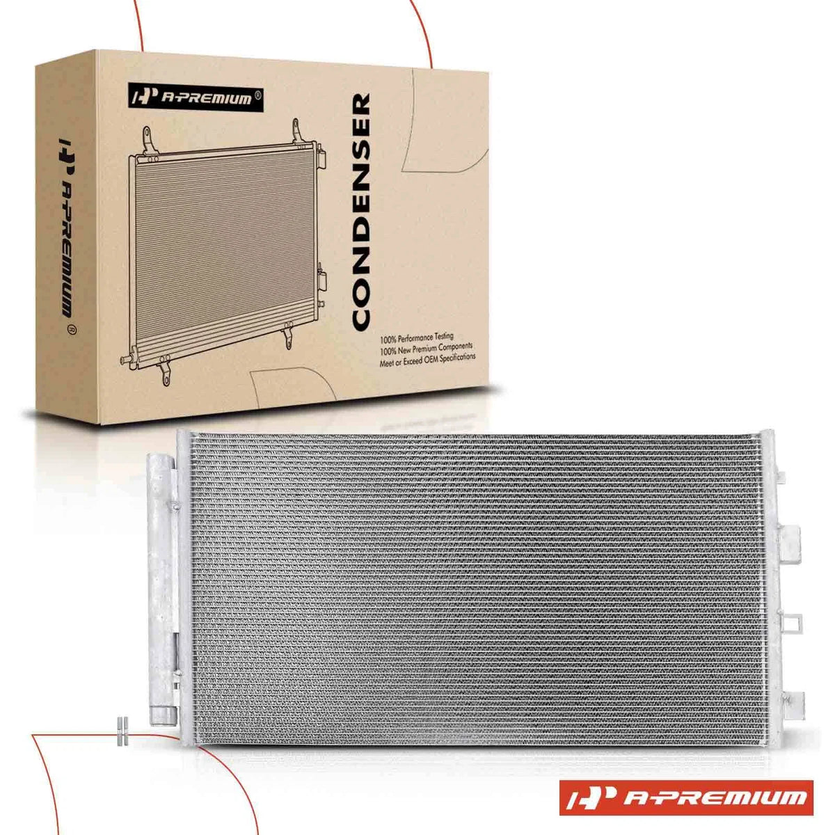 A/C Condenser with Bracket for Ford Escape Lincoln Corsair (2020–2022)