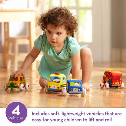 Pull-Back Town Vehicle Set for Baby (1 EA)