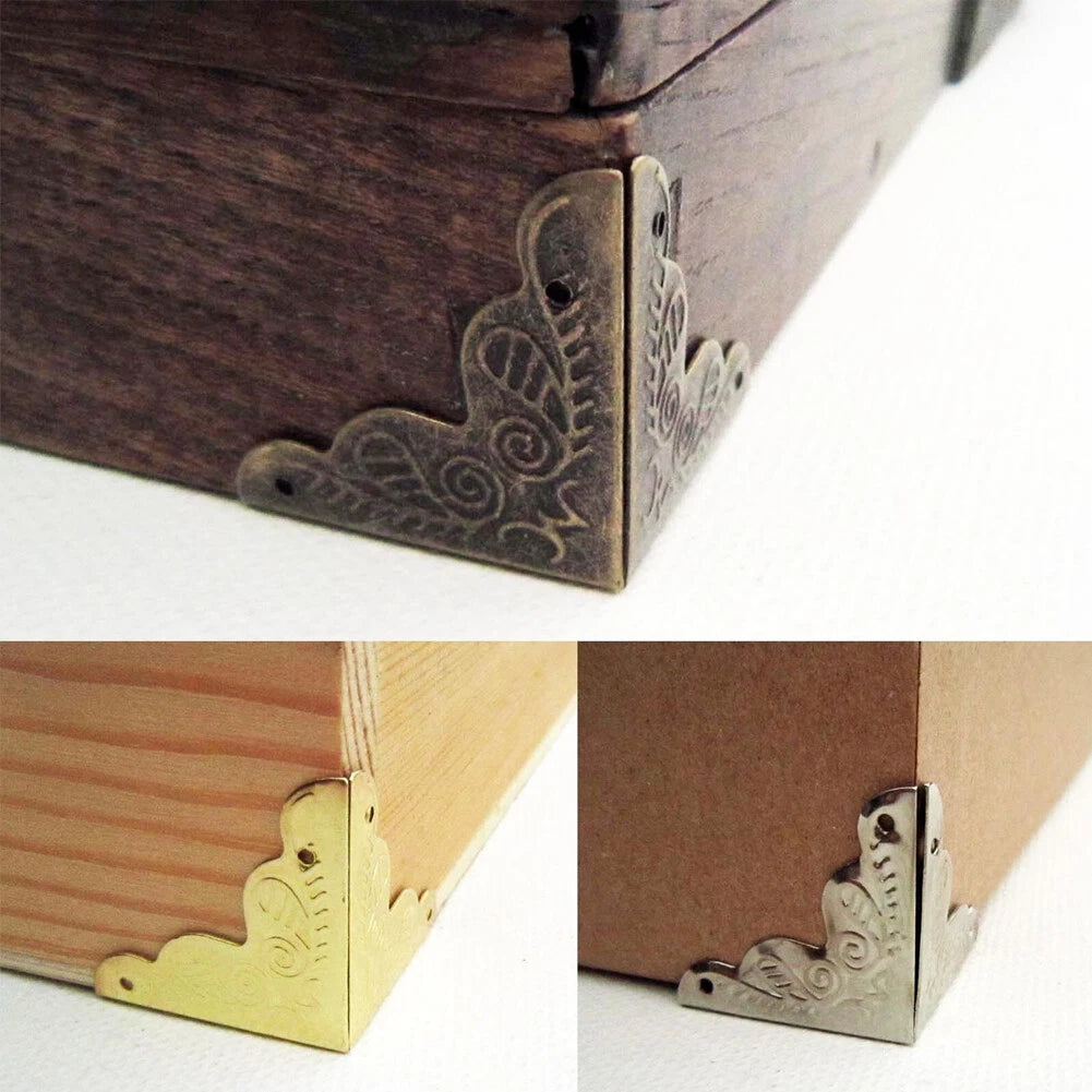 12PCS Wooden Wine Case Corner Protector Edge Cover for Gift Box