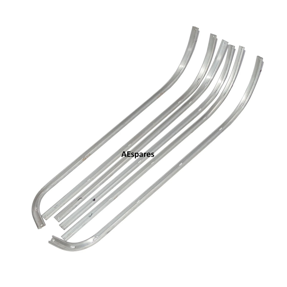 Set of 2 Footboard Runner Channel Strips for Vespa VBB Rally GS