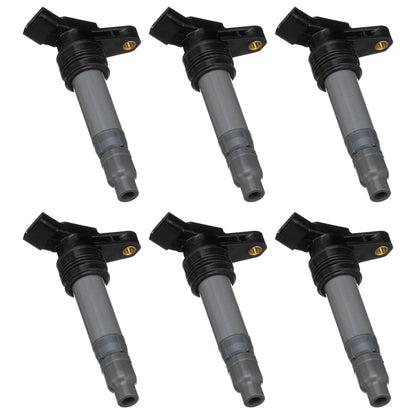 Set of 6 Ignition Coils for Volvo S60 XC60 V60 S80 XC70 XC90 LR2 (2007–2016)