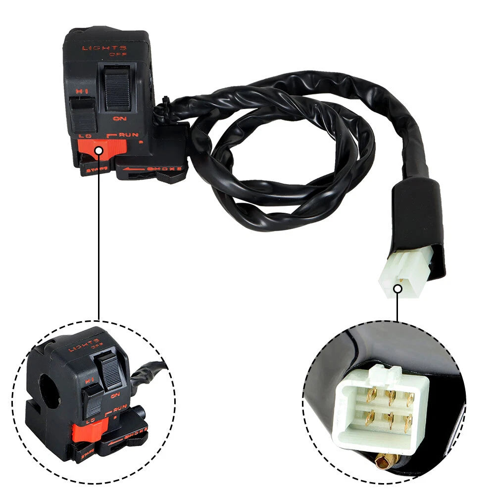 Handlebar Switch for Honda ATC250ES Big Red 250 (1985–1987) 35200-HA0-003 35200-HA0-004 35200-HA0-014 35200-HA0-681