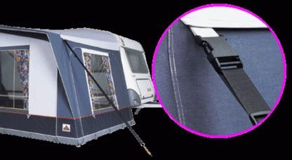 Awning Integrated Tie Down Strap Kit for Caravan